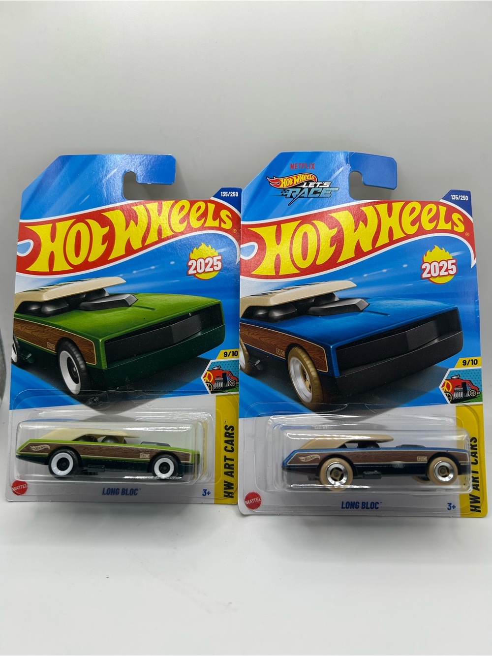 Hot Wheels Long Bloc Bundle - Blue and Green 🔥🛞